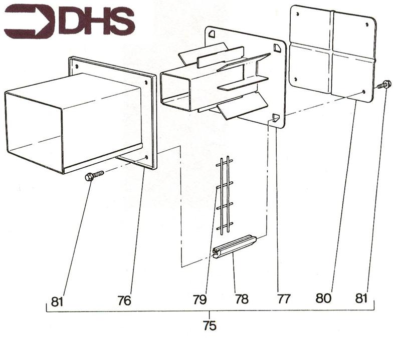 Exploded Diagram for FLUE SECTION