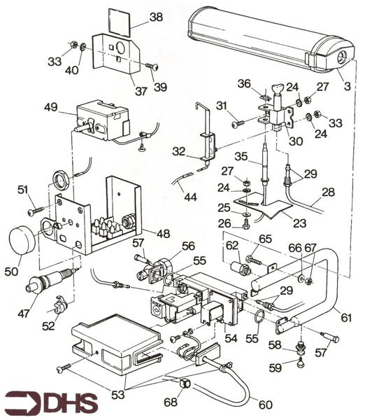Exploded Diagram for BURNER