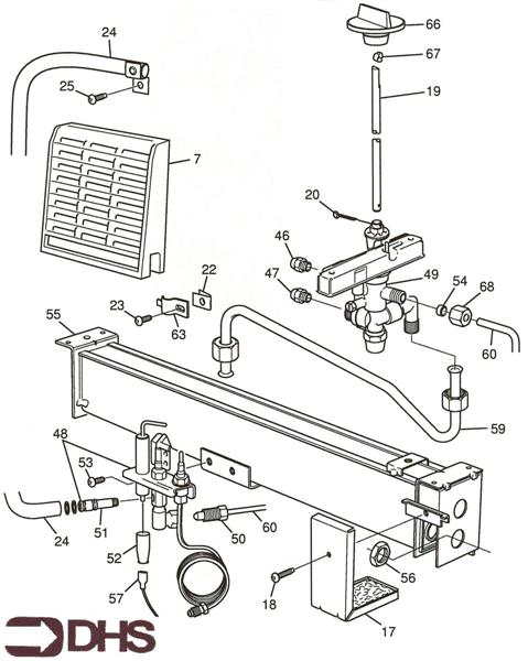 Exploded Diagram for BURNER