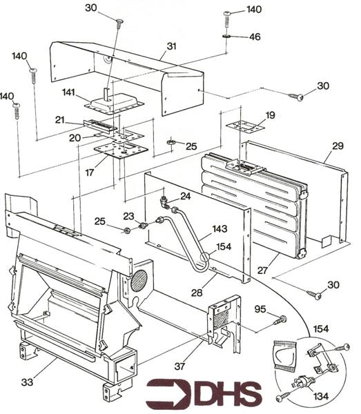Exploded Diagram for COMBUSTION CHAMBER