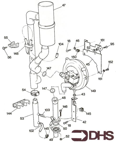 Exploded Diagram for SILENCER ASSY