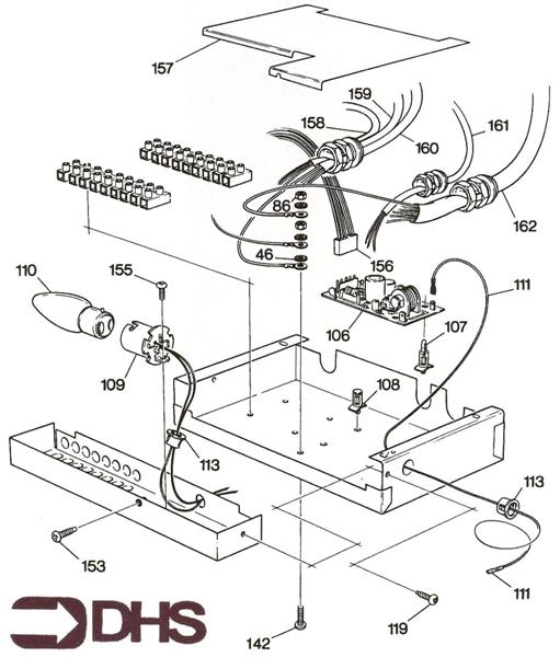Exploded Diagram for CONTROL BOX ASSY 1