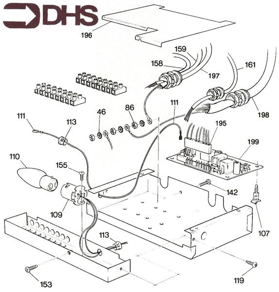 Exploded Diagram for CONTROL BOX ASSY 2