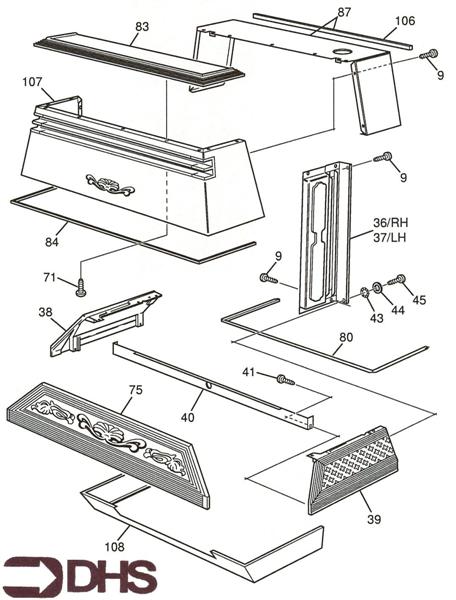 Exploded Diagram for CASING