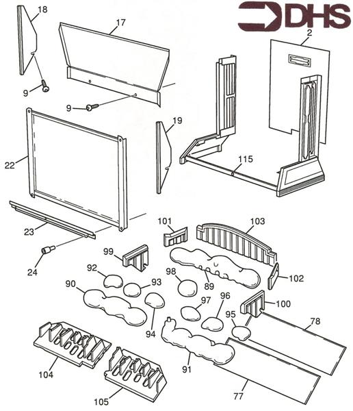 Exploded Diagram for LOWER CASING