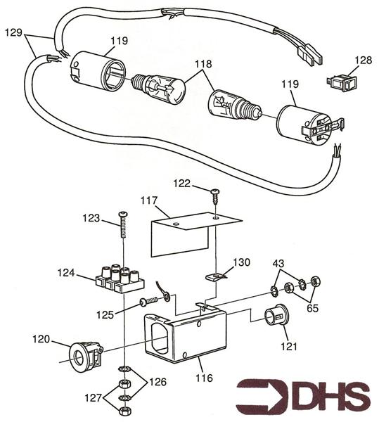 Exploded Diagram for TERMINAL BOX ASSY