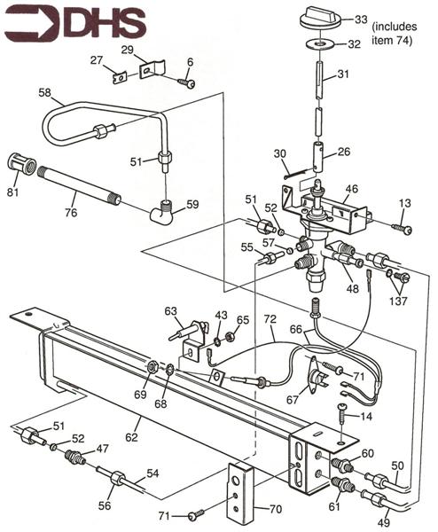 Exploded Diagram for BURNER