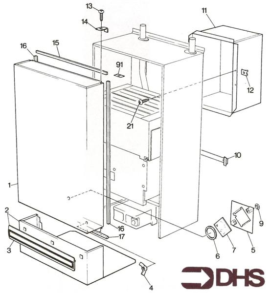 Exploded Diagram for CASING