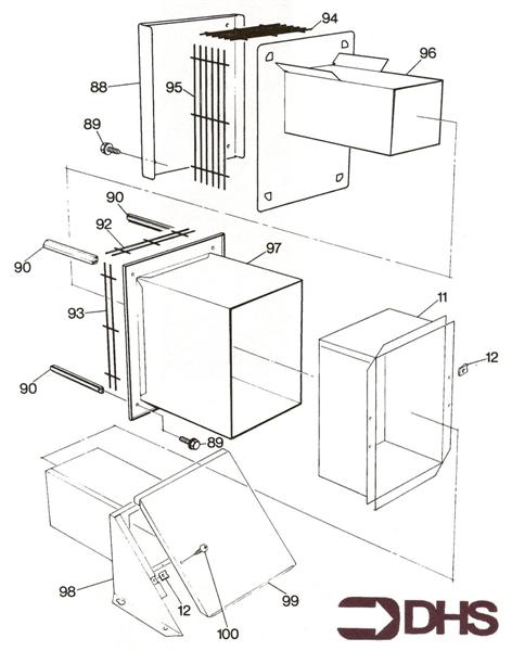 Exploded Diagram for FLUE SECTION