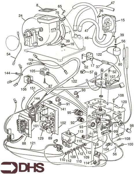 Exploded Diagram for GAS PIPE ASSY