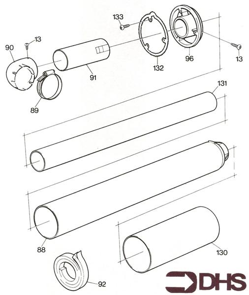 Exploded Diagram for FLUE SECTION