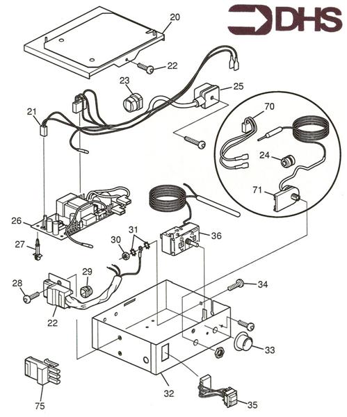 Exploded Diagram for CONTROL BOX ASSY