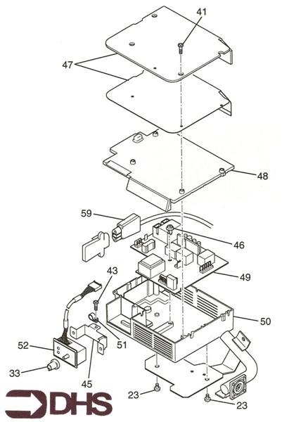 Exploded Diagram for CONTROL BOX ASSY