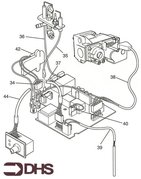 Exploded Diagram for GAS CONTROL SYSTEM