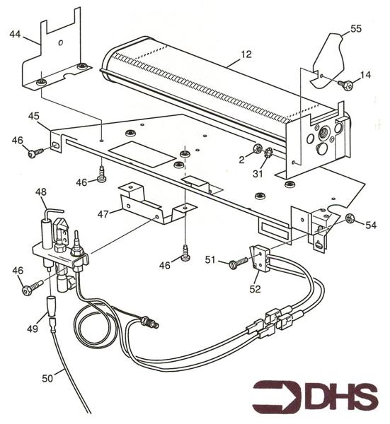 Exploded Diagram for BURNER