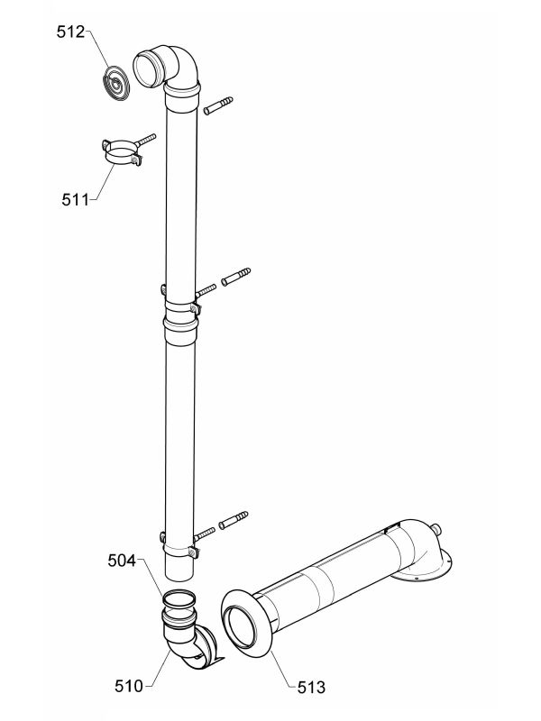 Exploded Diagram for PLUME MANAGEMENT KIT