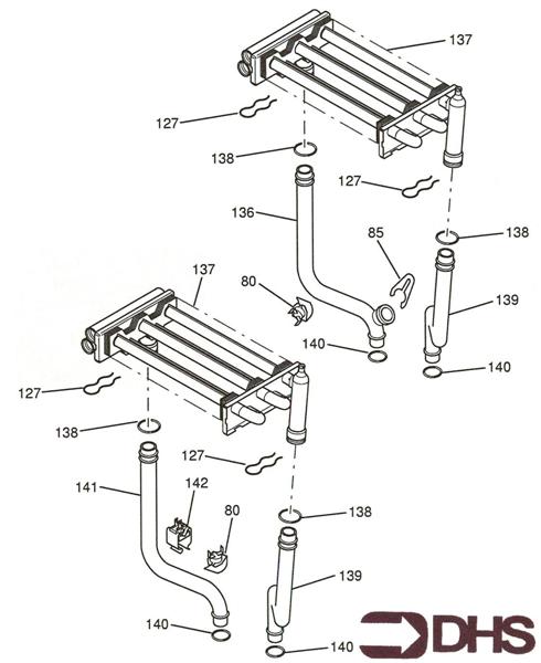 Exploded Diagram for BURNER 2