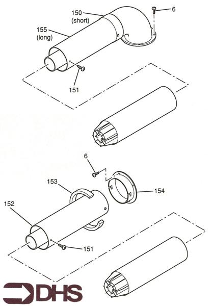 Exploded Diagram for FLUE ASSY
