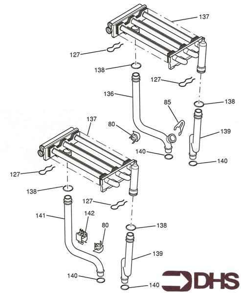 Exploded Diagram for BURNER 2