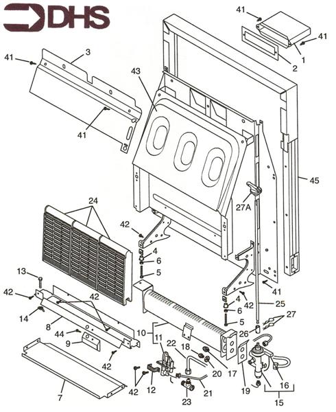 Exploded Diagram for COMBUSTION CHAMBER