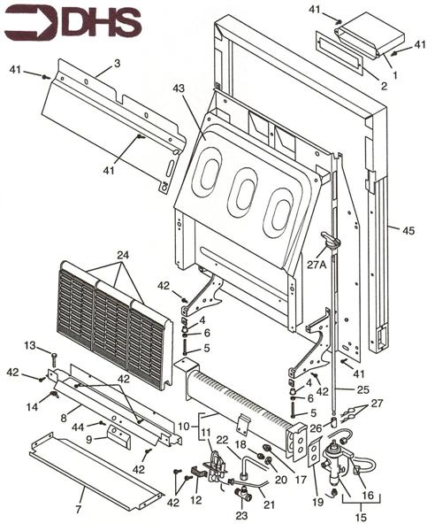 Exploded Diagram for COMBUSTION CHAMBER