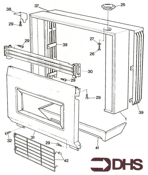 Exploded Diagram for OUTER CASING ASSY