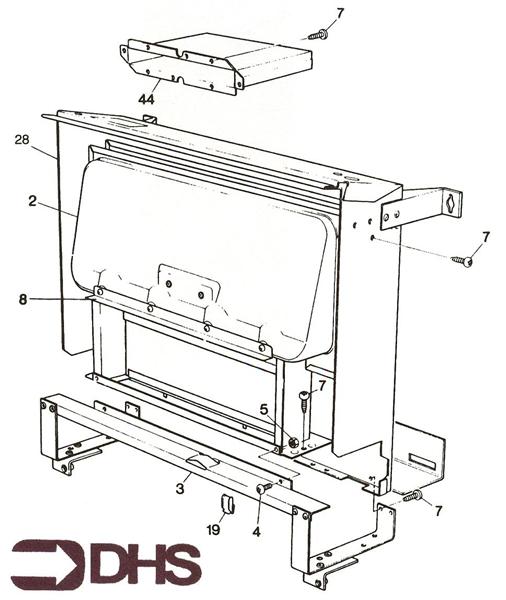 Exploded Diagram for HEAT EXCHANGER