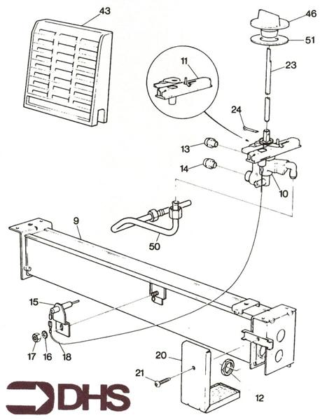 Exploded Diagram for BURNER