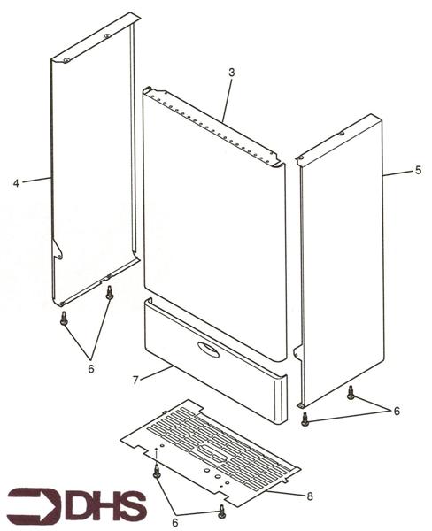 Exploded Diagram for CASING
