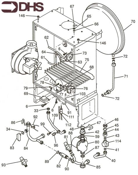 Exploded Diagram for BURNER