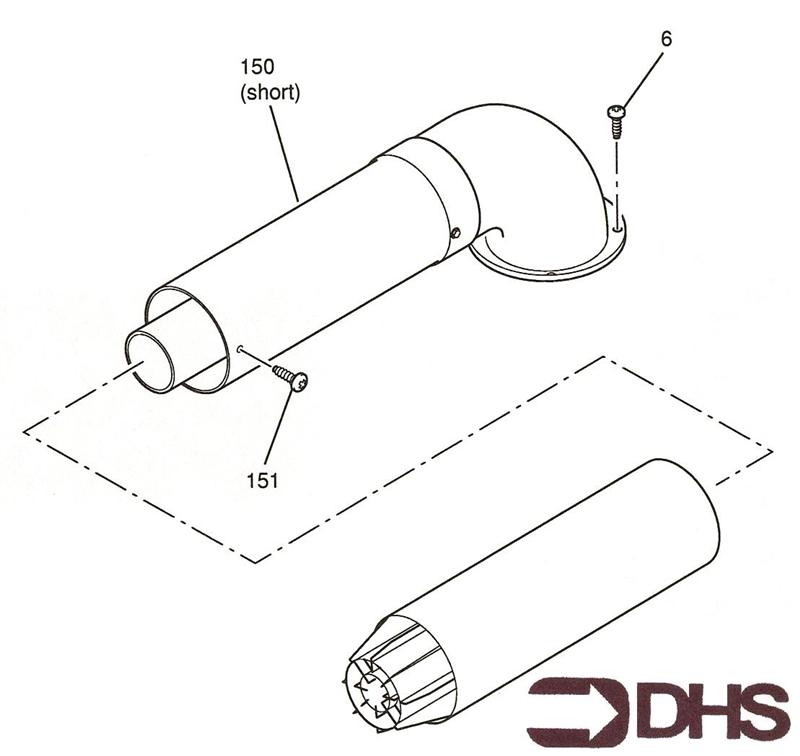 Exploded Diagram for FLUE ASSY
