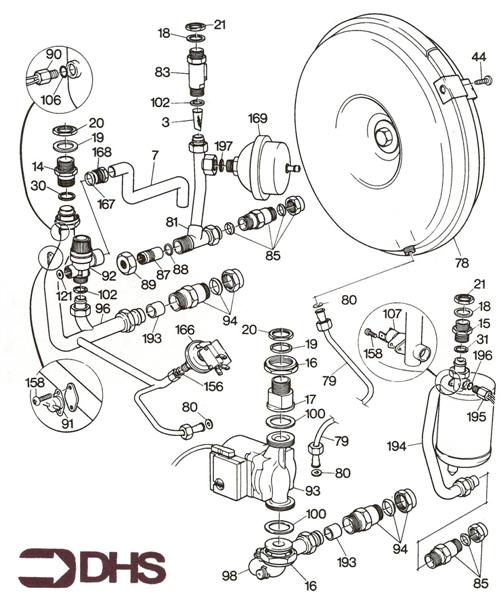 Exploded Diagram for GAS PIPE ASSY