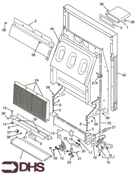 Exploded Diagram for HEAT EXCHANGER