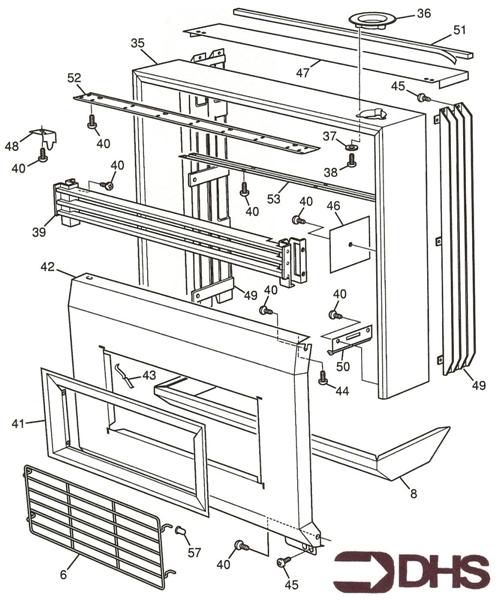 Exploded Diagram for OUTER CASING ASSY