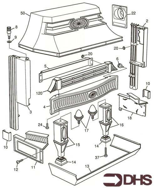 Exploded Diagram for FIRE CASING