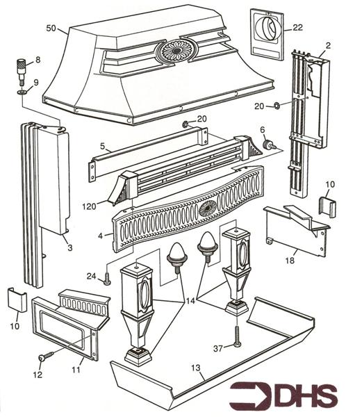 Exploded Diagram for FIRE CASING