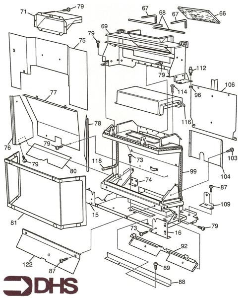 Exploded Diagram for HEAT EXCHANGER