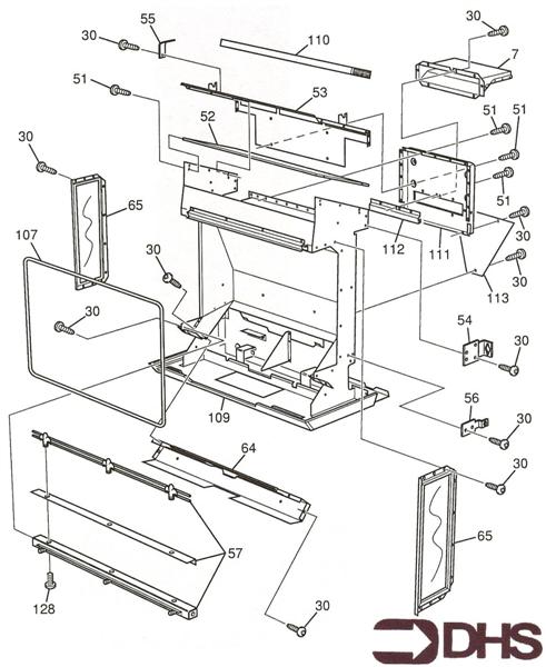 Exploded Diagram for HEAT EXCHANGER