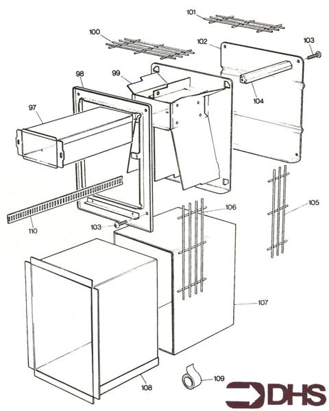 Exploded Diagram for FLUE ASSY
