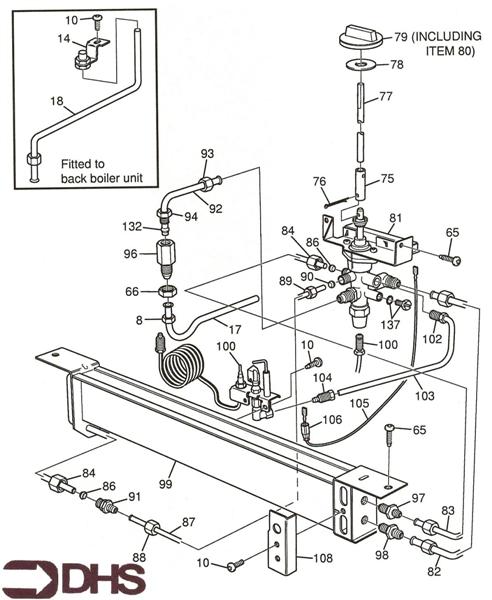 Exploded Diagram for CONTROL KNOB