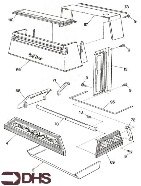 Exploded Diagram for CANOPY ASSY