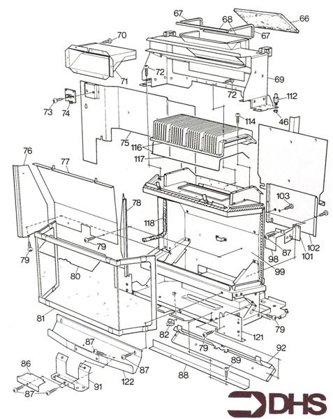 Exploded Diagram for HEAT EXCHANGER ASSY