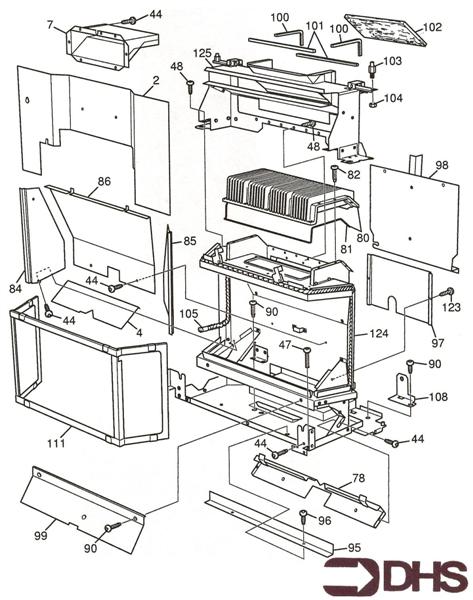 Exploded Diagram for HEAT EXCHANGER