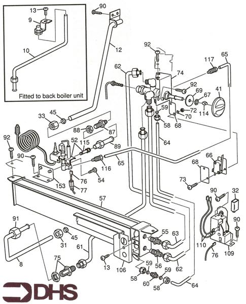 Exploded Diagram for GAS CONTROL SYSTEM