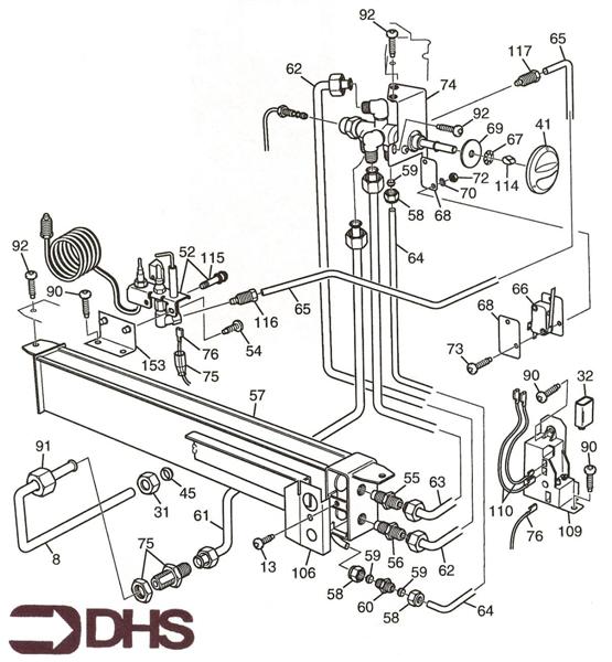 Exploded Diagram for GAS CONTROL SYSTEM