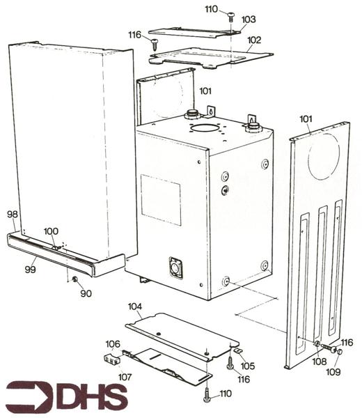 Exploded Diagram for CASING ASSY