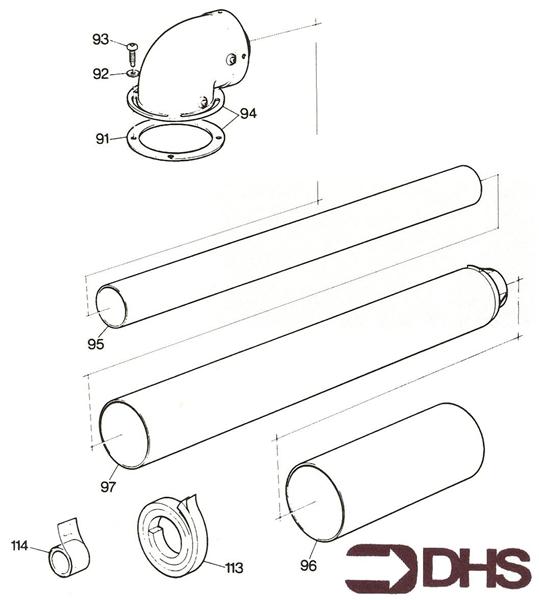 Exploded Diagram for AIR DUCT ASSY