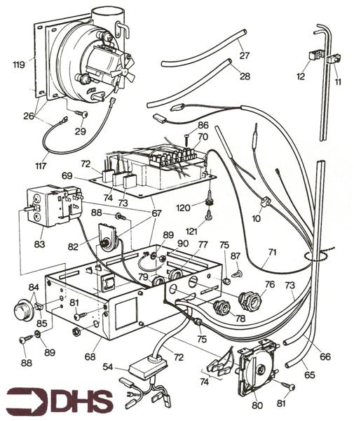 Exploded Diagram for GAS PIPE ASSY