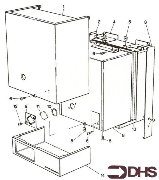 Exploded Diagram for CASING ASSY