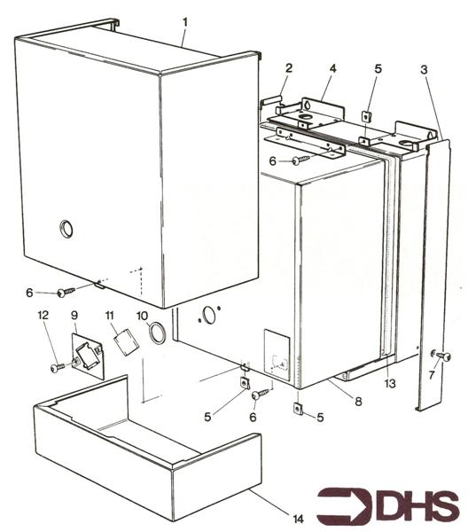 Exploded Diagram for CASING ASSY